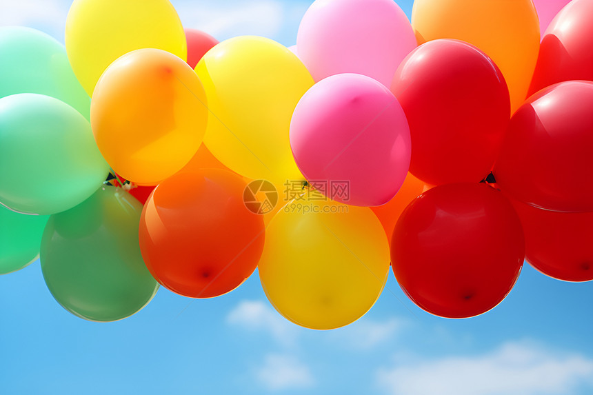缤纷气球图片