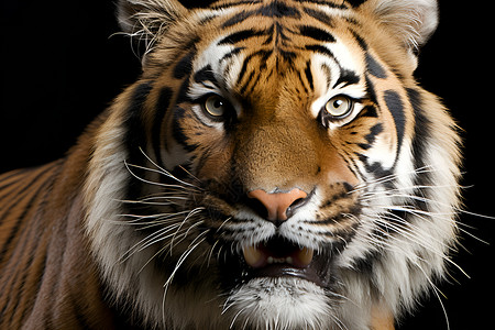 猛兽中的王者孟加拉虎背景图片