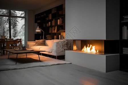 温暖舒适的家居设计背景图片