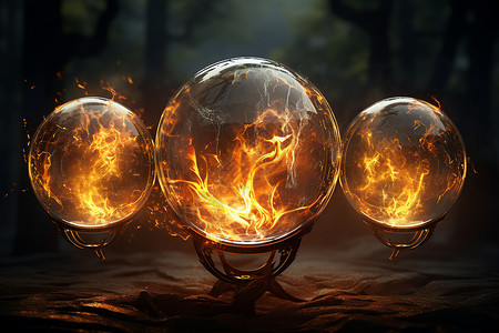 光球素材魔力之源炽烈光球设计图片
