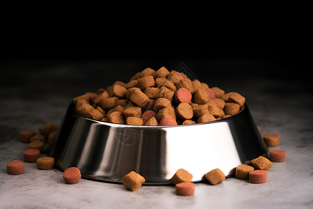 科学喂养宠物的狗粮背景图片