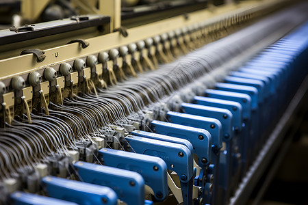 工业棉纱纺织工厂背景图片