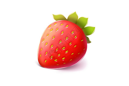 草莓小图标背景图片