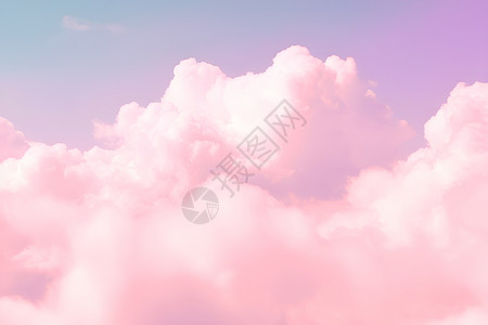 粉色梦幻的天空景观背景图片