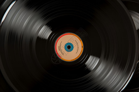 古典音乐的黑胶唱片背景图片