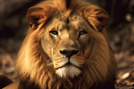 草地上的狮子背景图片