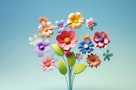 可爱的花朵背景图片