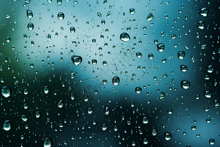 窗上的雨滴背景图片