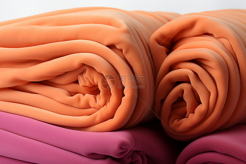 舒适的毯子纺织品图片