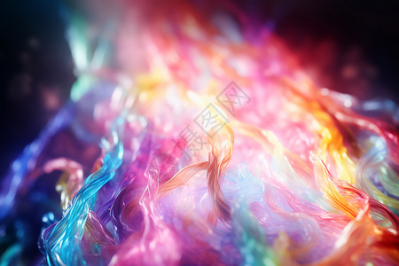 彩光绽放的纤维概念图背景图片