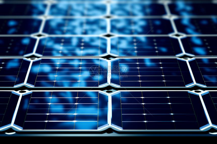 新能源太阳能光伏板设备图片