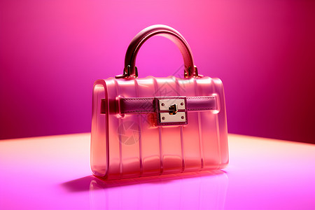 粉色时尚包包背景图片