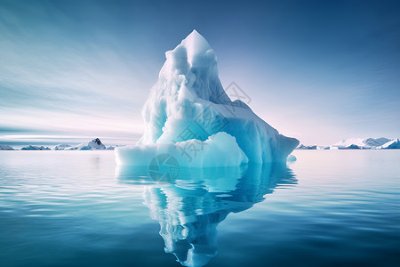 天然景观的冰川背景图片