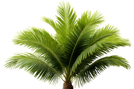 棕榈树的简约剪影背景图片