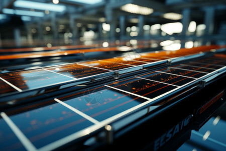 太阳能的能源电板高清图片