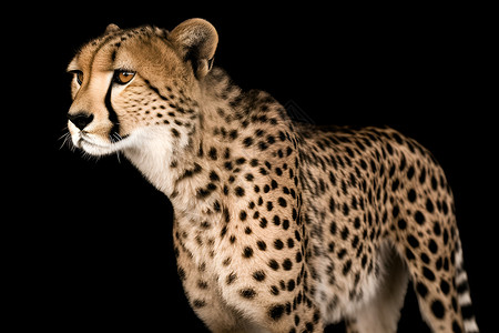 非洲猎豹背景图片
