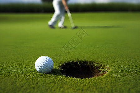 休闲的高尔夫运动背景图片