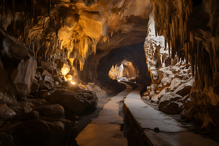 地下洞穴背景图片