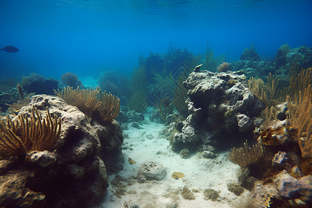 海底世界的自然奇观背景图片
