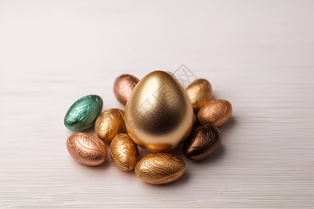 节日庆典的金蛋背景图片