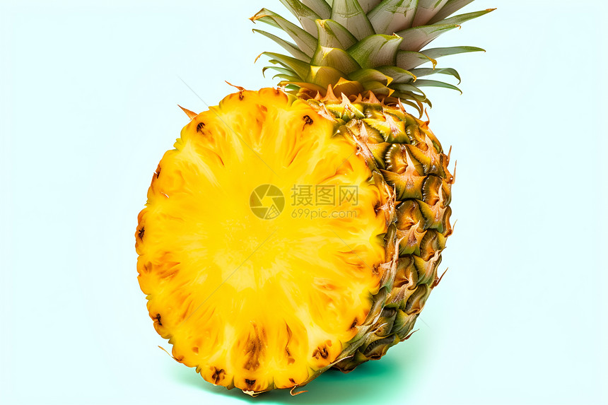 健康可口的菠萝图片