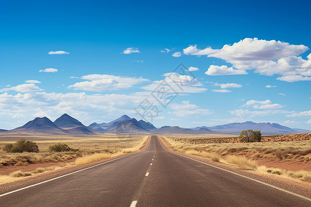 夏日的长路长路素材高清图片