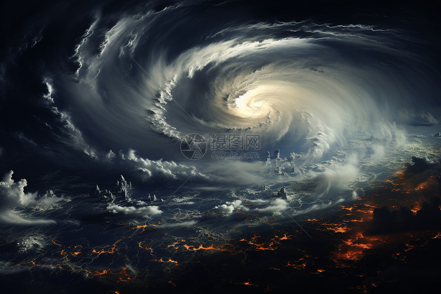 天空中的龙卷风图片