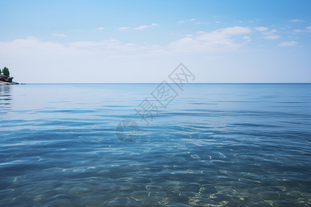 幽静的大海背景图片