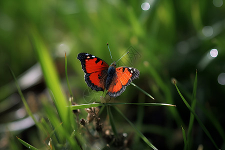 夏天的蝴蝶美丽的蝴蝶背景