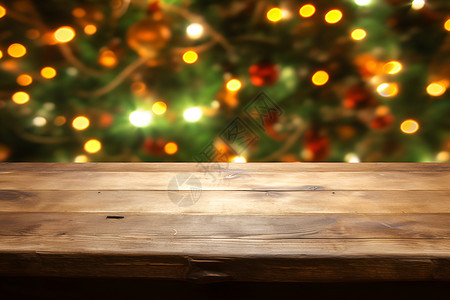 圣诞节传统背景下的灯光背景图片