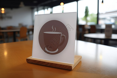 餐牌设计素材咖啡厅里的餐牌背景
