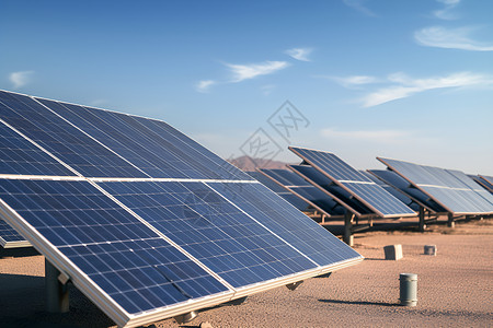 工业的太阳能电板背景图片