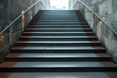灰白色楼梯背景图片