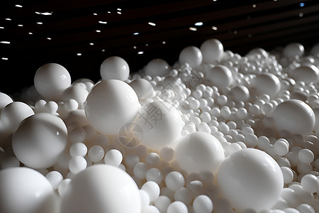 白色泡沫球聚苯乙烯泡沫高清图片