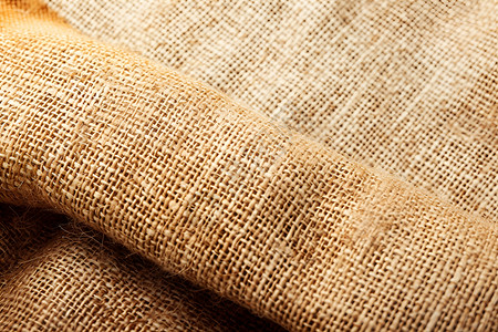 黄麻布原始手工编织物背景