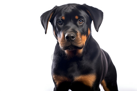 黑褐色的狗狗高清图片