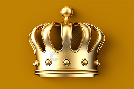奢华的金色皇冠背景图片