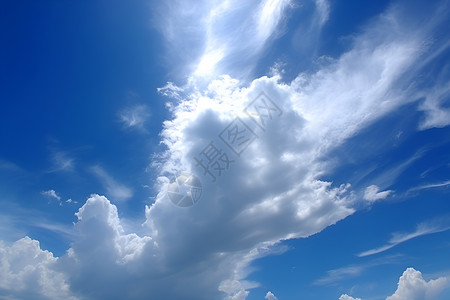 飘逸的白云背景图片