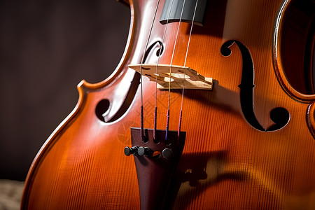 高雅乐器古董小提琴背景