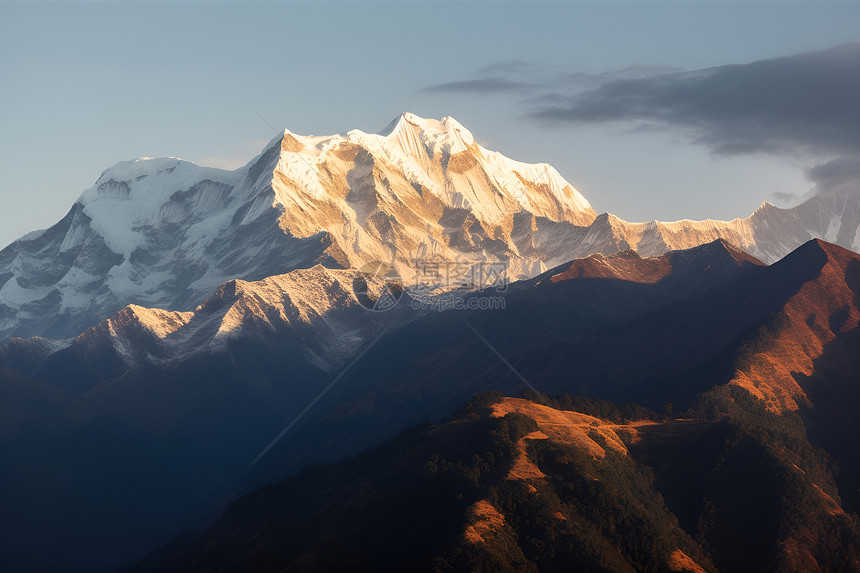 雪山山脉图片