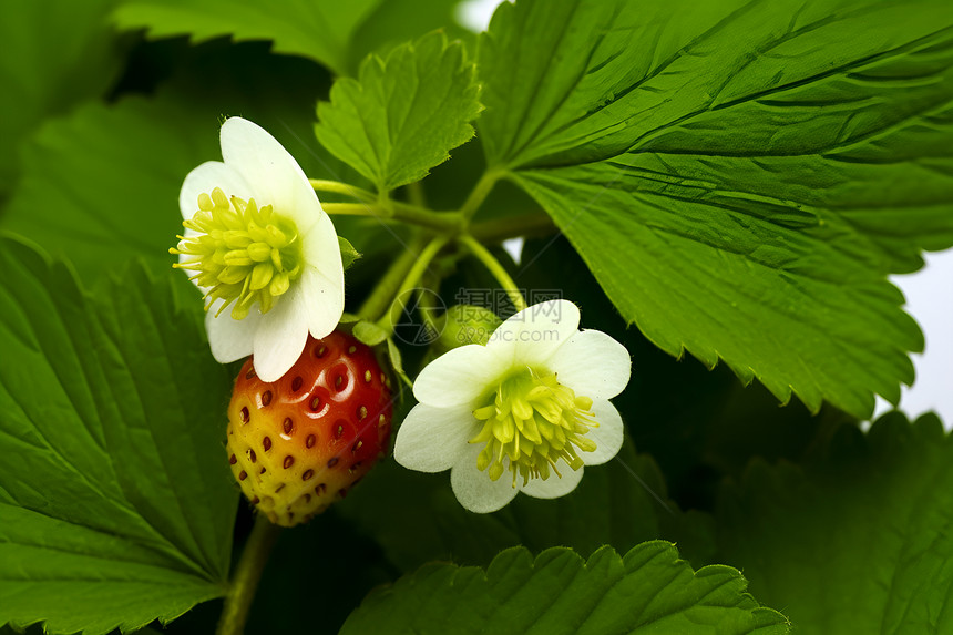 清新的草莓图片