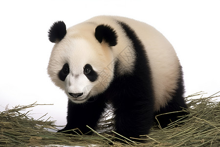 可爱大熊猫背景图片