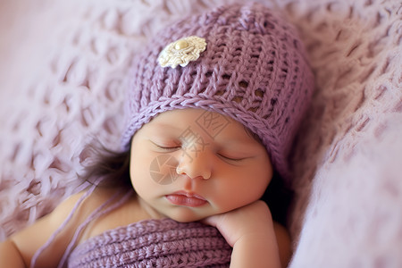 安睡香的甜宝宝背景图片