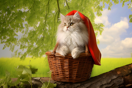 猫咪童话世界背景图片