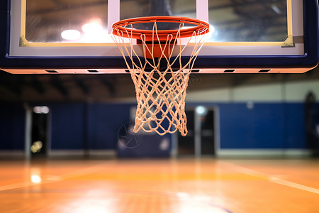 室内篮球场球框运动框高清图片