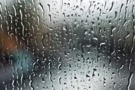 雨中的窗户背景图片
