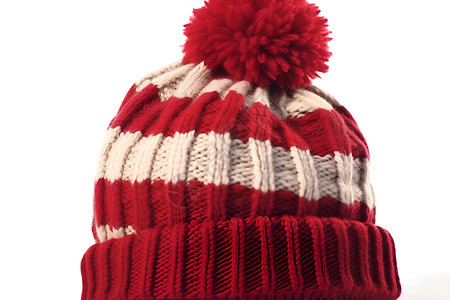 红色毛线帽背景图片