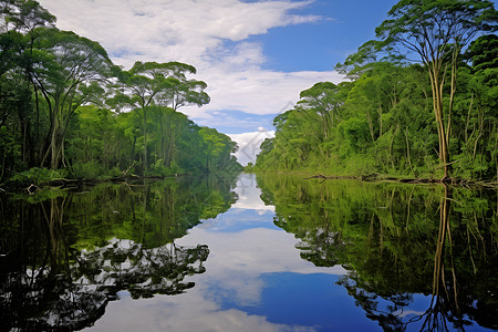 亚马逊背景热带雨林背景
