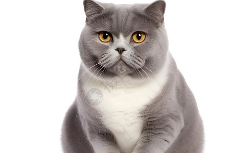 静态展静态中的灰色猫咪背景