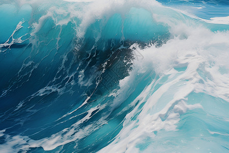 激浪前行强大的波浪高清图片